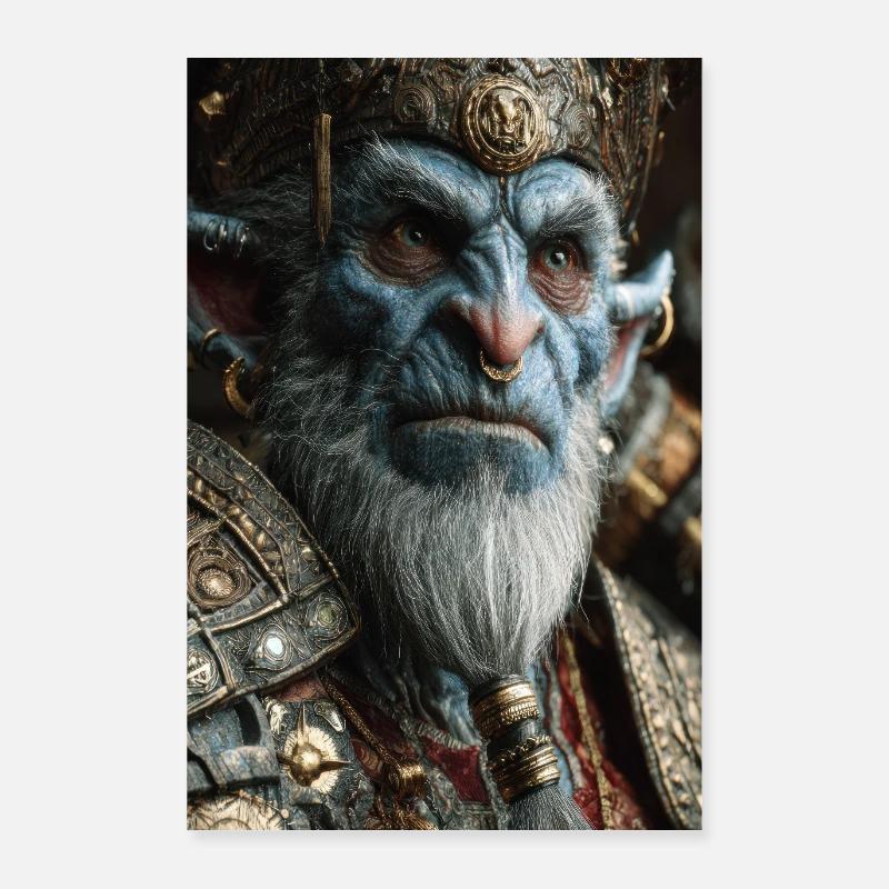 Orc King in Ornate Armor Poster 24" x 35" (60x90 cm)