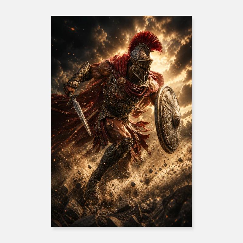 Stormbound Crusader Knight Poster 24" x 35" (60x90 cm)