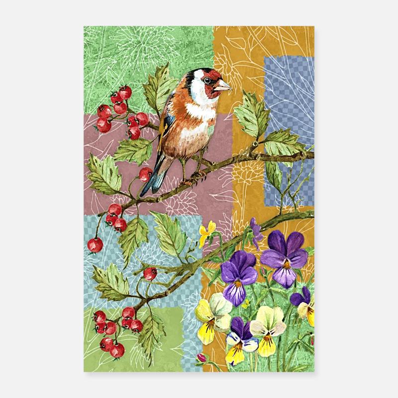 Bird Poster 24" x 35" (60x90 cm)