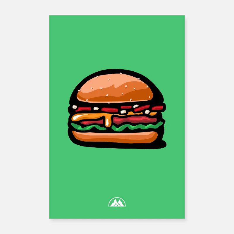 Cheeseburger Poster 60x90 cm