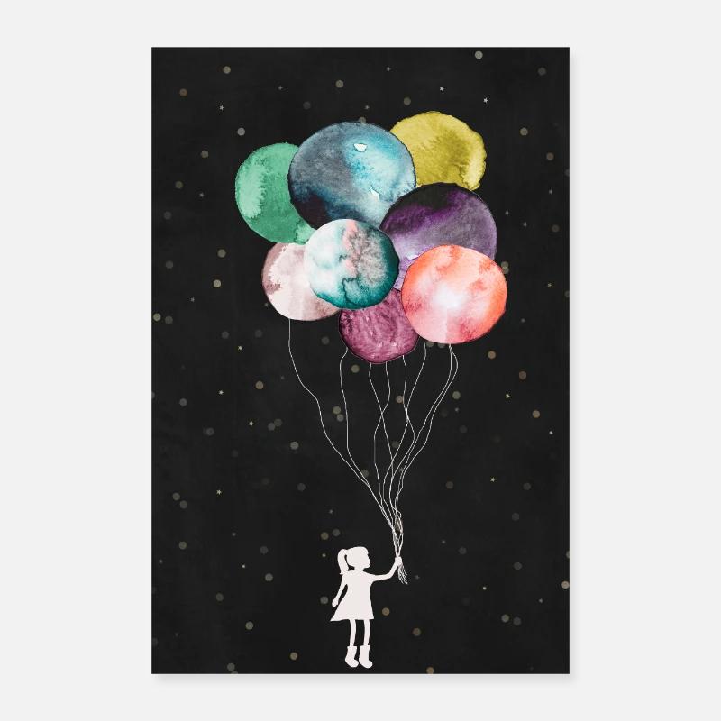 L'univers et moi Poster 60 x 90 cm