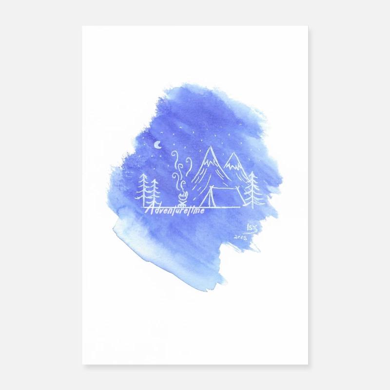 Temps de l'aventure Poster 60 x 90 cm