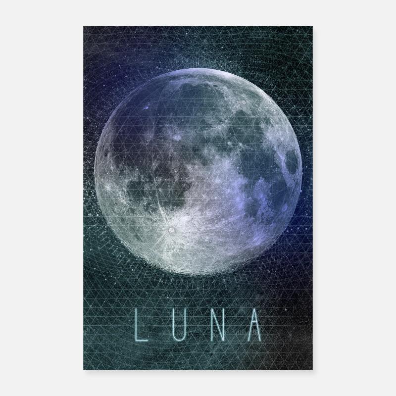LUNA Poster 24" x 35" (60x90 cm)