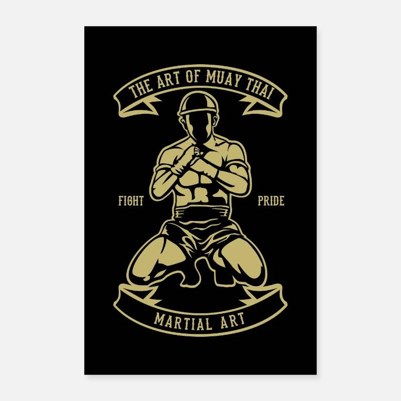 Muay Thai Poster 24" x 35" (60x90 cm)