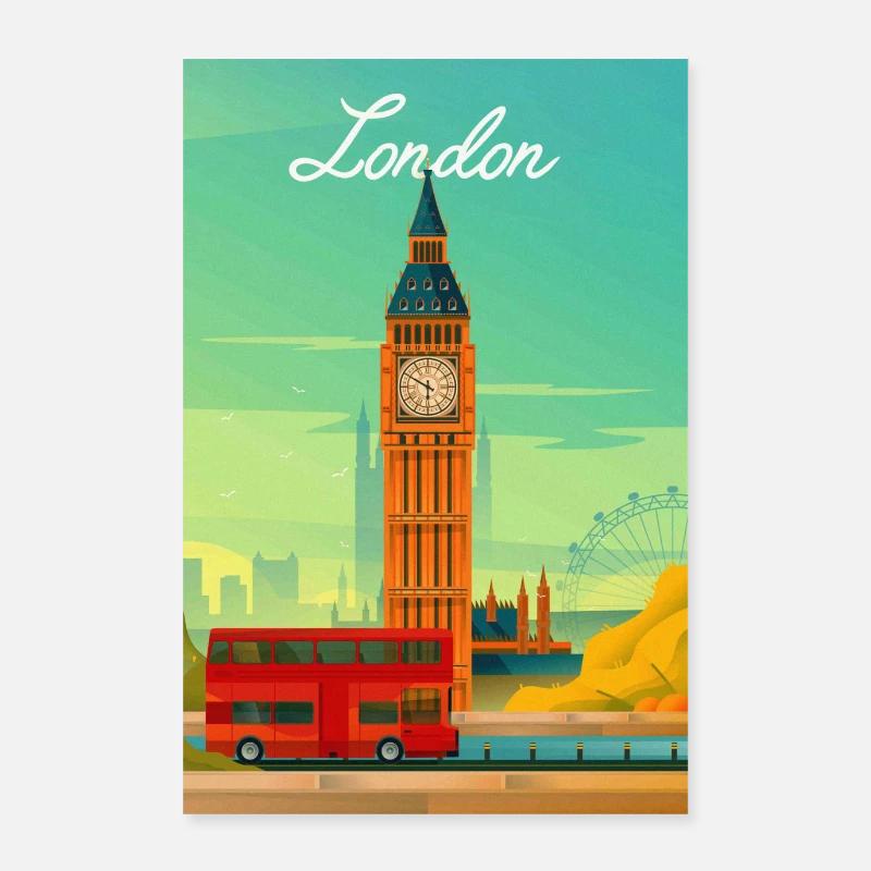 London Poster 24" x 35" (60x90 cm)