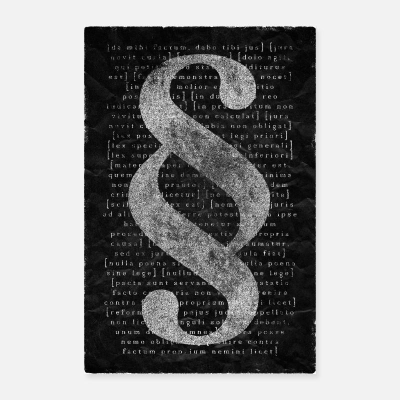 article black Poster 60 x 90 cm