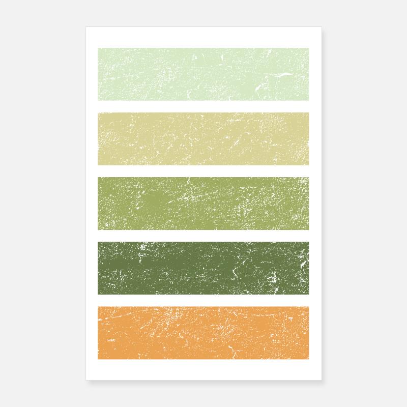 color scheme spring early spring vintage Poster 24" x 35" (60x90 cm)
