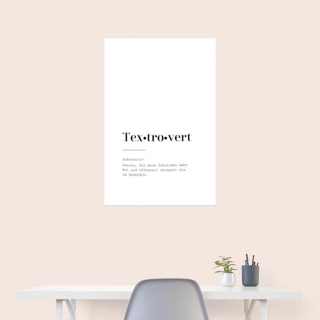 Textrovert | Poster