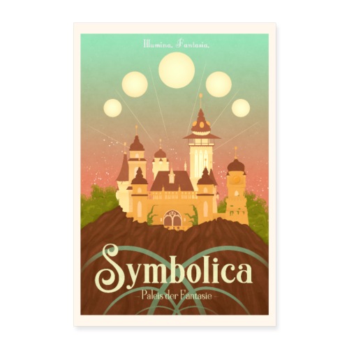 Symbolica Vintage Travel Poster - Poster 60x90 cm