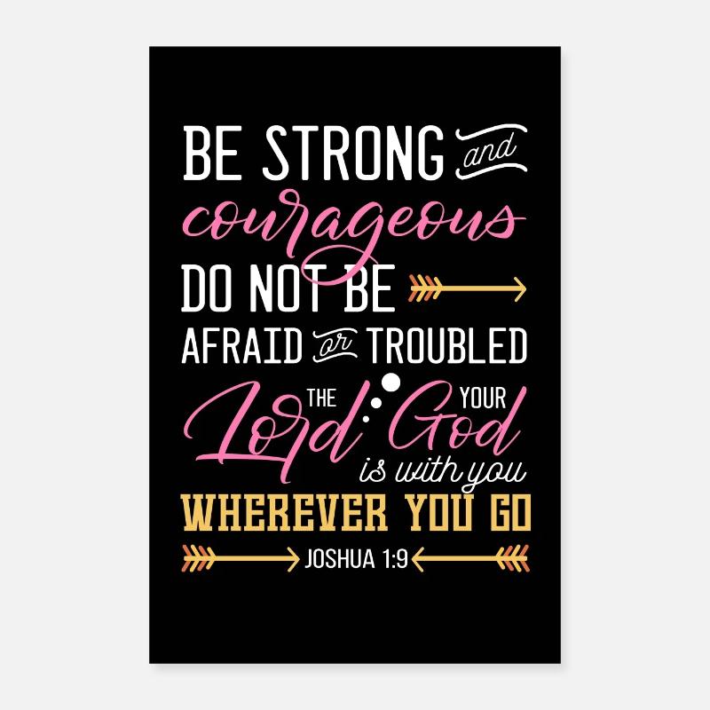 Bibel Psalm Vers Bibelverse Christlich Glauben Poster 60x90 cm