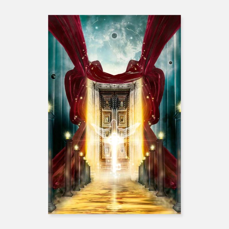 Jésus la Clé Poster 60 x 90 cm