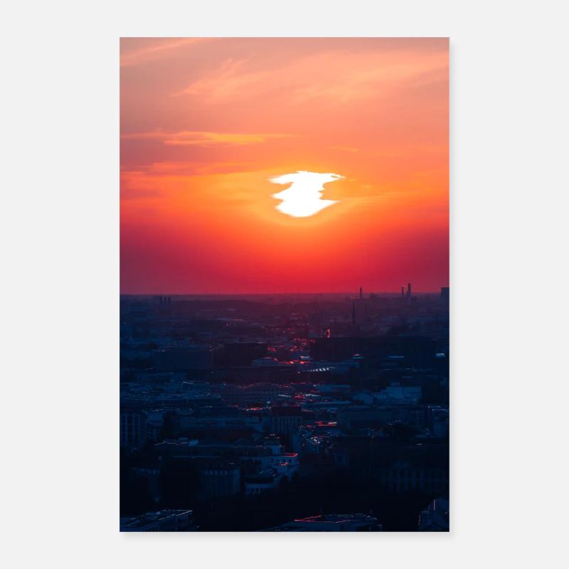 Berlin Sunset 2.0 Poster 60x90 cm