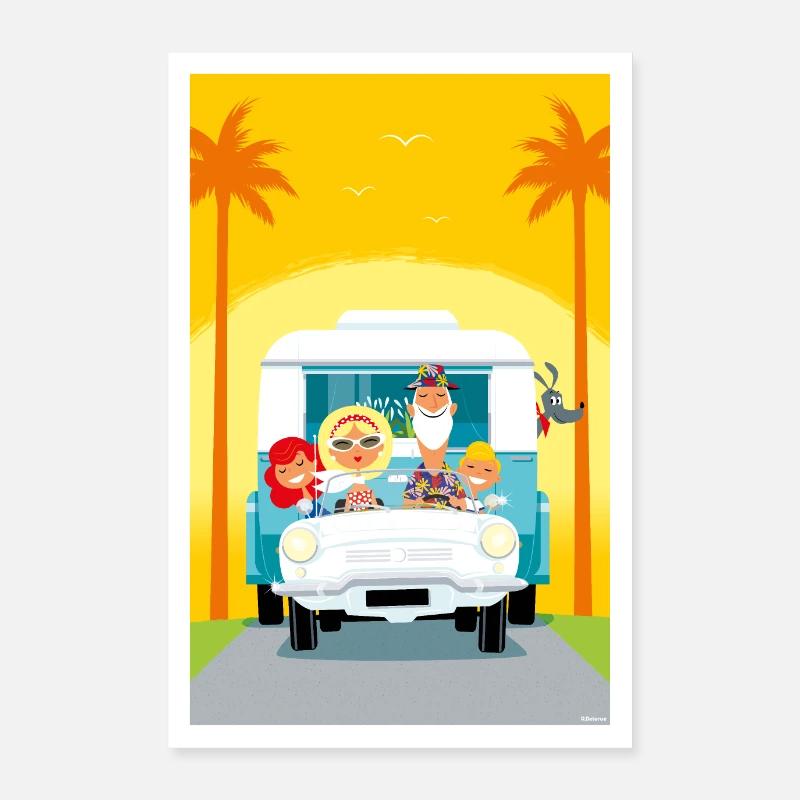 Automobile Poster 60 x 90 cm