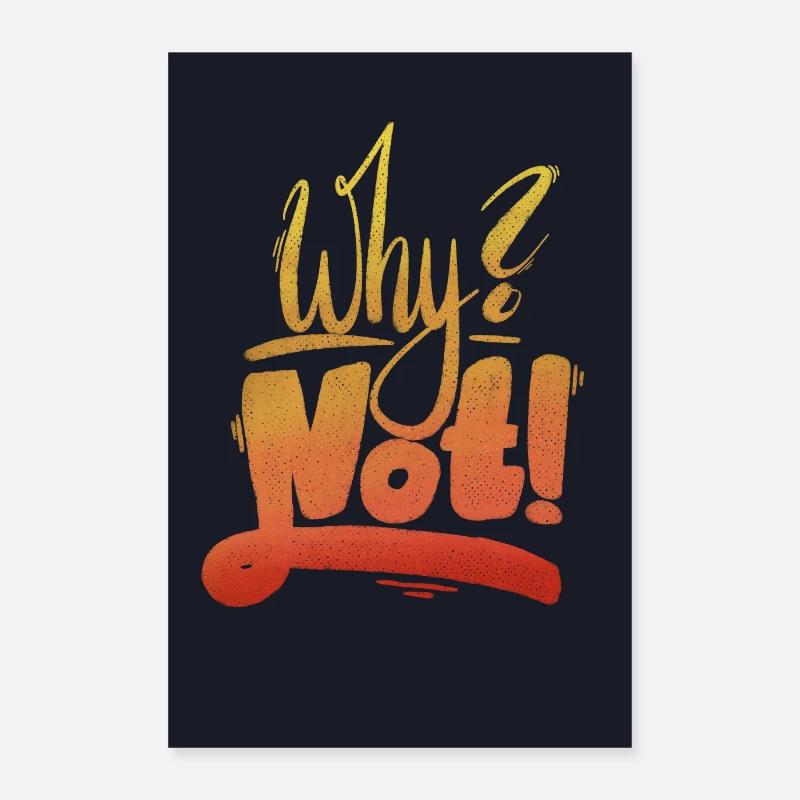 Pourquoi pas le point d’exclamation Poster 60 x 90 cm
