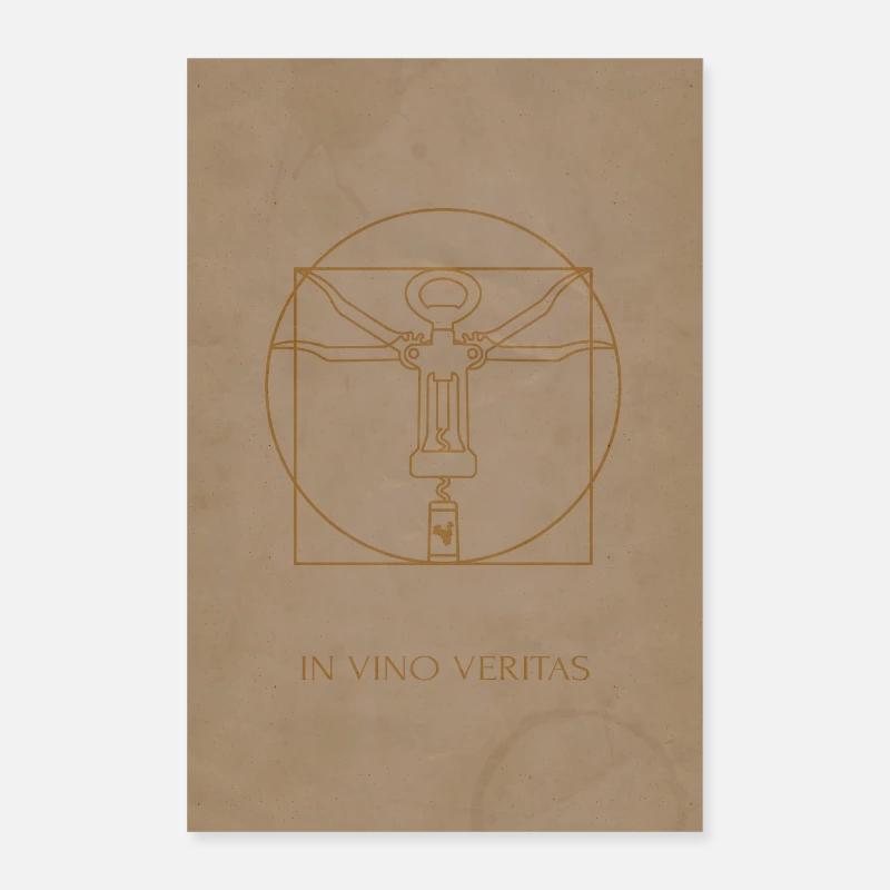 In Vino Veritas Poster 60 x 90 cm