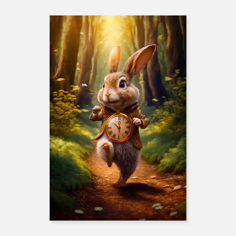 the rabbit I Poster 24" x 35" (60x90 cm)