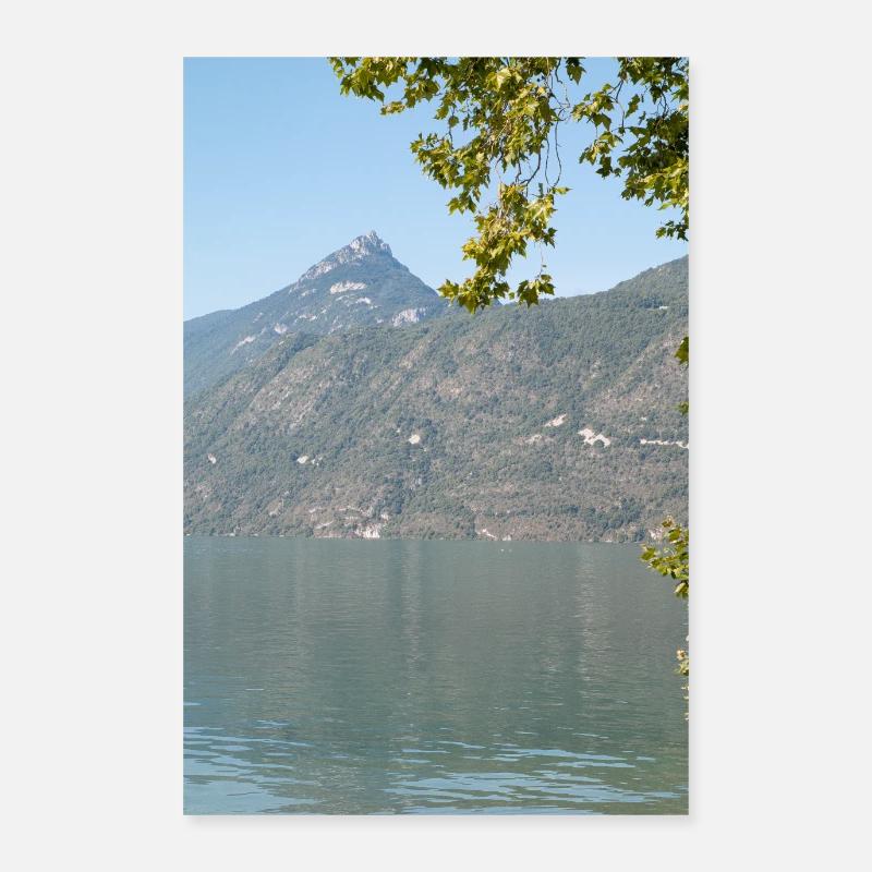Lac du Bourget à Brison-Saint-Innocent Poster 60 x 90 cm