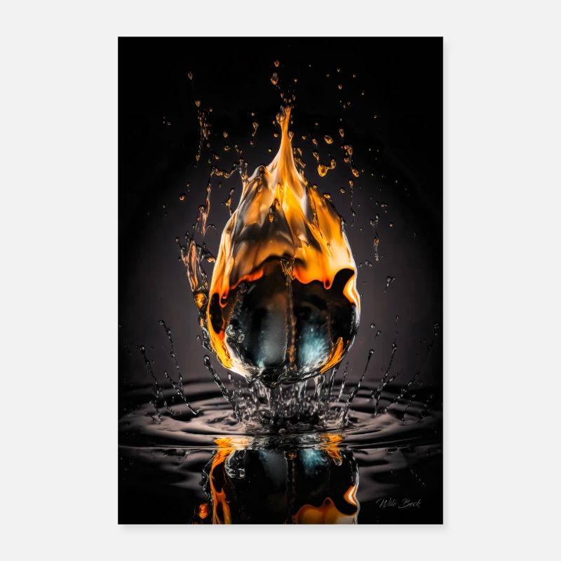 Largage du feu 4 Poster 60 x 90 cm