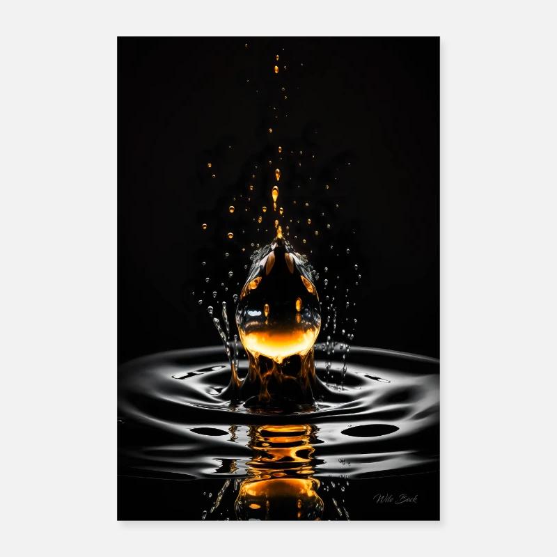 Drop fire 3 Poster 24" x 35" (60x90 cm)