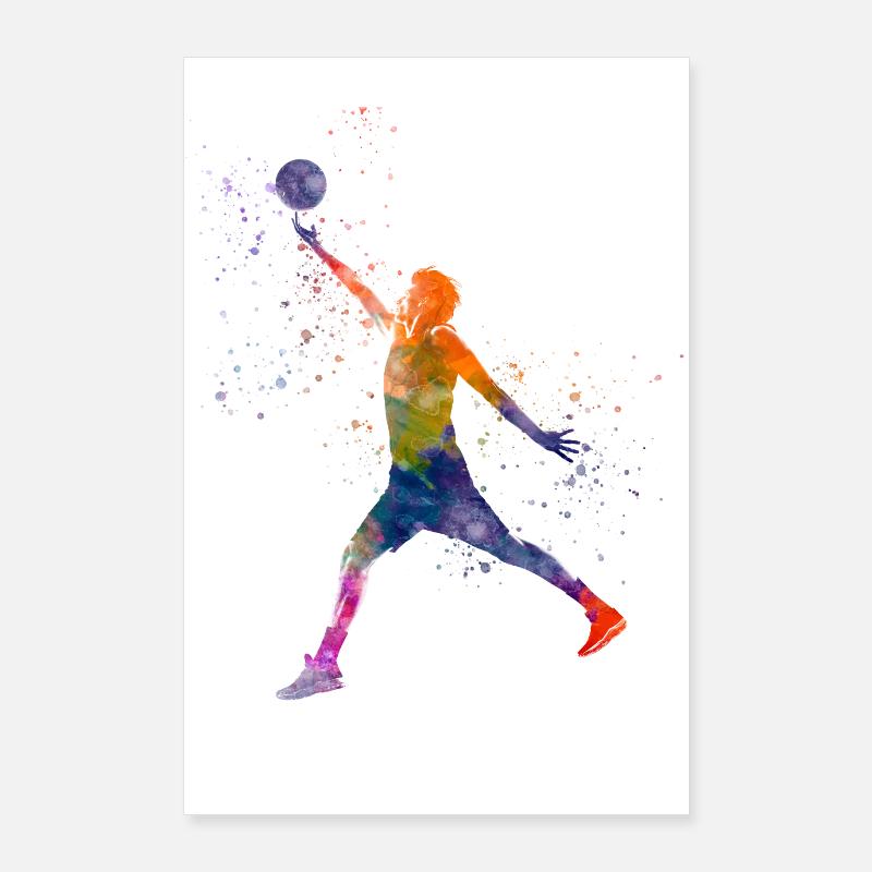 Basketball player Poster 24" x 35" (60x90 cm)