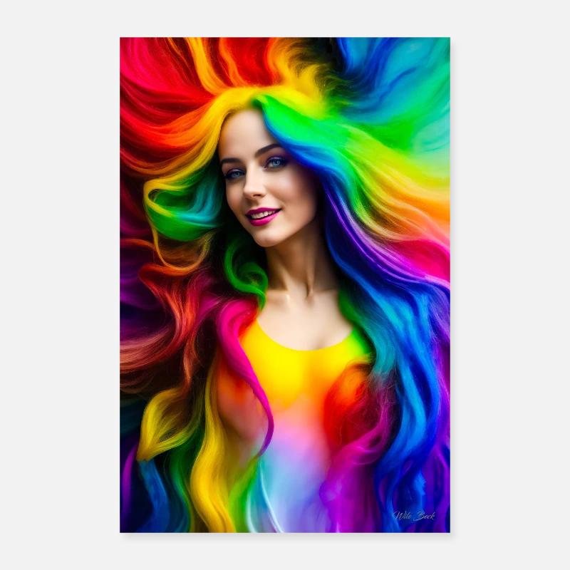 Neon Beauty 8 Poster 24" x 35" (60x90 cm)
