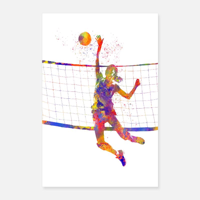 Volleyball player Poster 24" x 35" (60x90 cm)