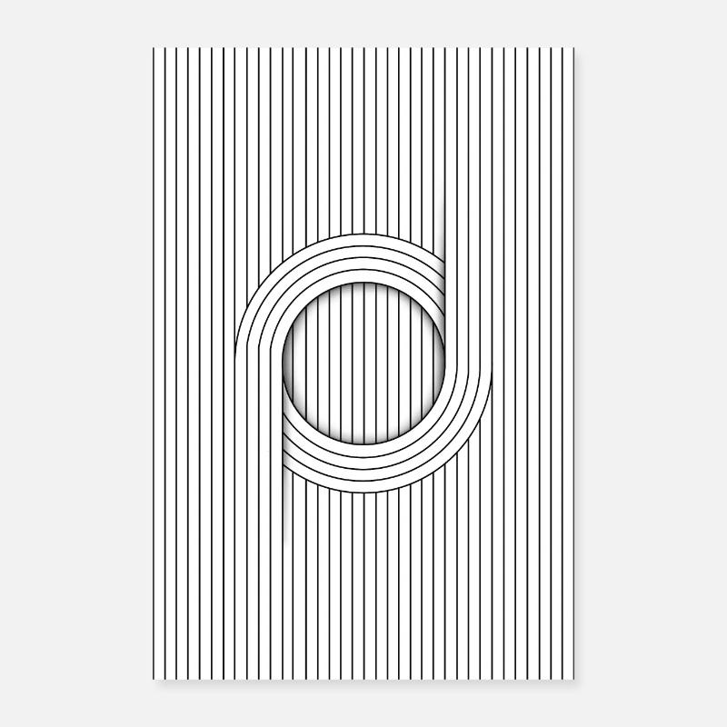 Cercle 3D Poster 60 x 90 cm