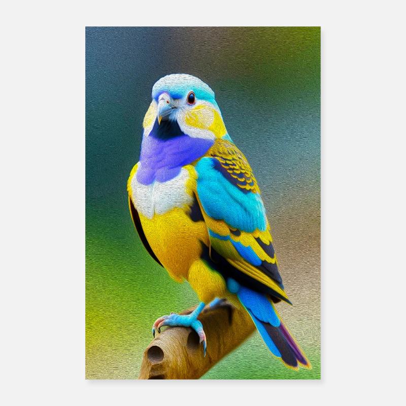 Perruche ondulée Poster 60 x 90 cm