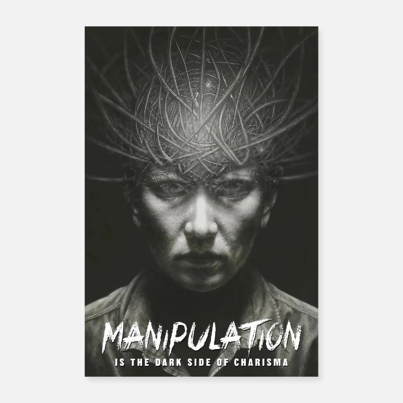 La manipulation est le côté obscur du charisme Poster 60 x 90 cm