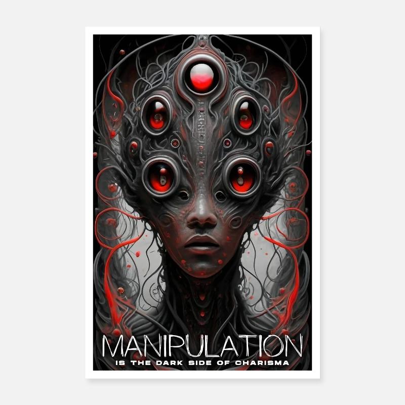 La manipulation est le côté obscur du charisme Poster 60 x 90 cm