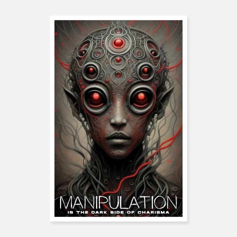 La manipulation est le côté obscur du charisme Poster 60 x 90 cm