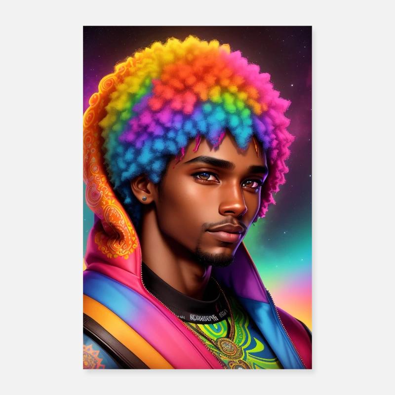 Rainbow Punk V2 Poster 24" x 35" (60x90 cm)