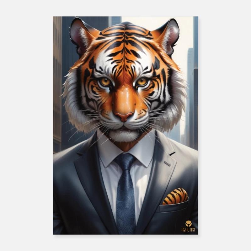 WORKHORSES - Businesstiger Poster 24" x 35" (60x90 cm)