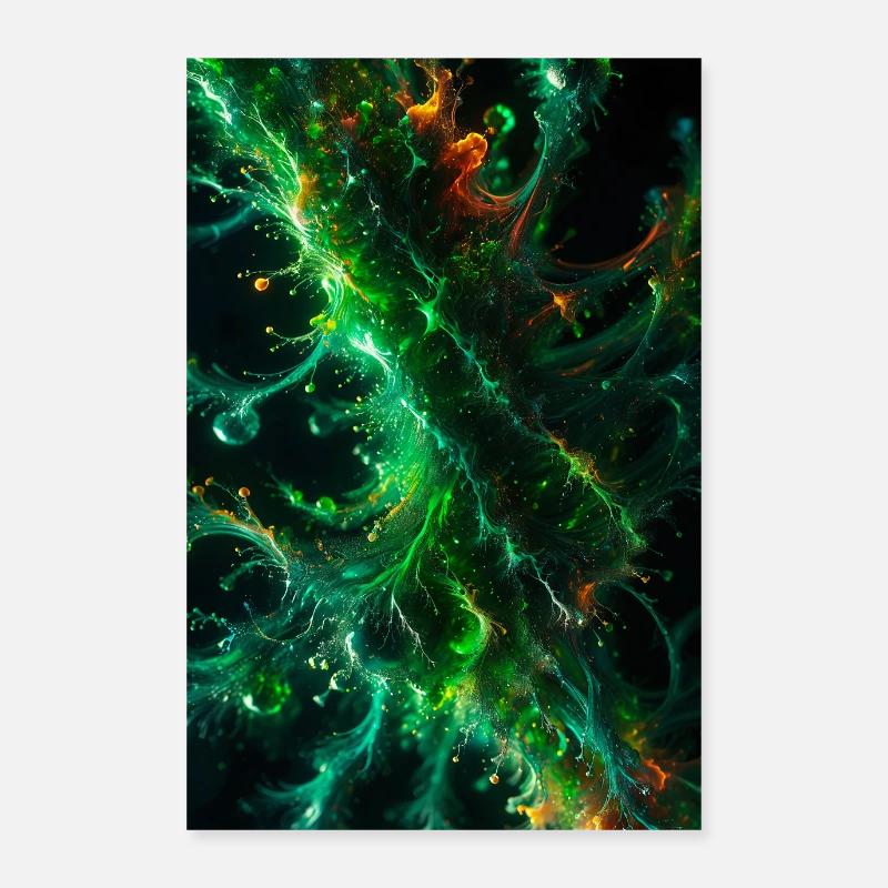 Macro Chaos Vert Poster 60 x 90 cm