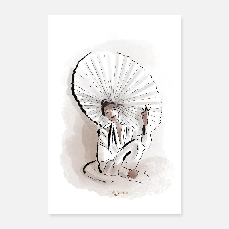 Échinacée Poster 60 x 90 cm