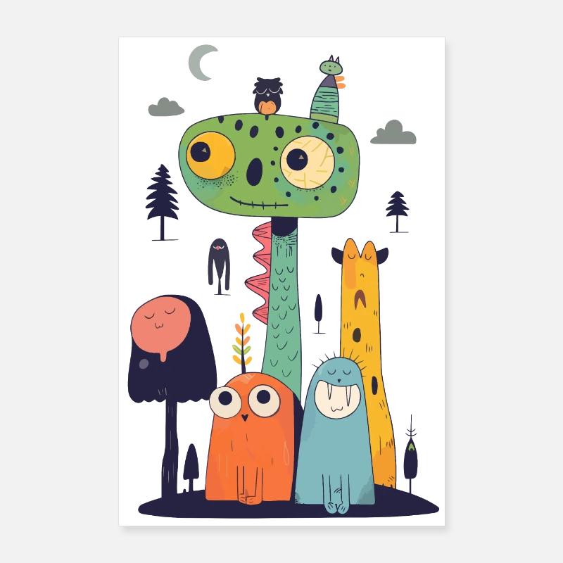 Au lit Poster 60 x 90 cm