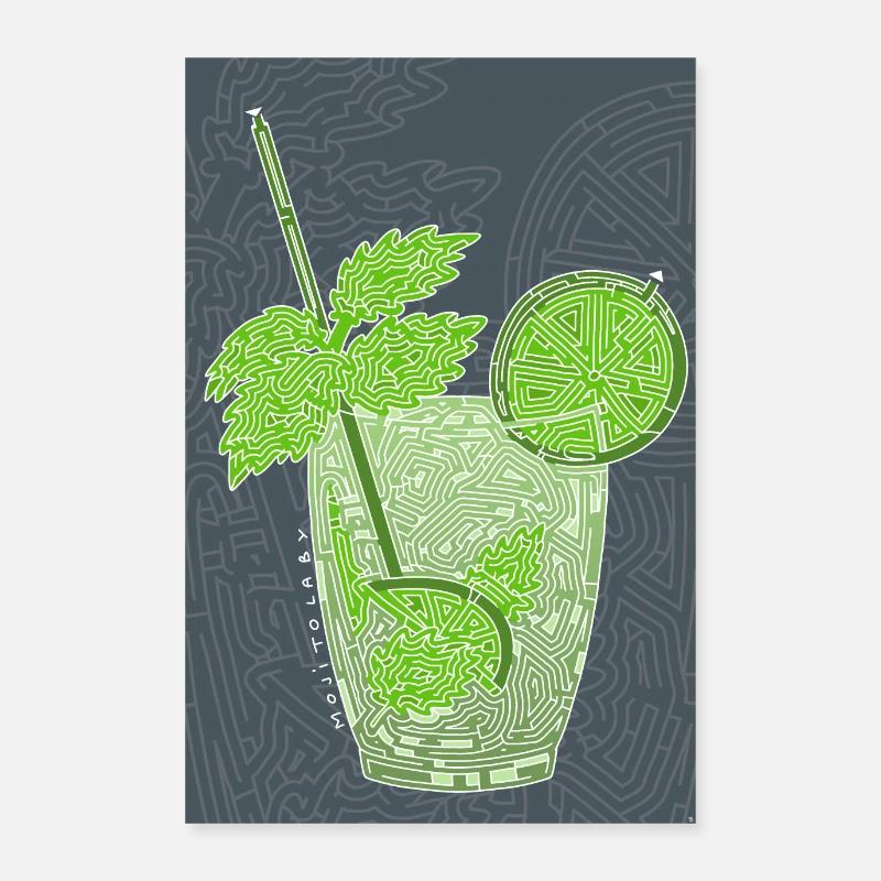 Mojito Laby Poster 60x90 cm