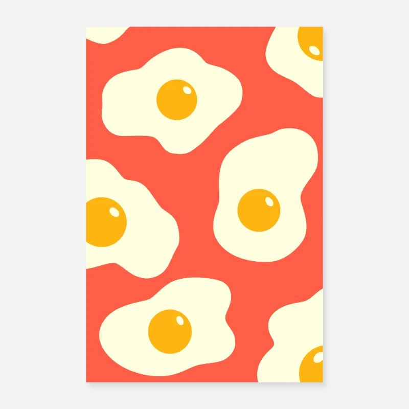 Eggs for Breakfast Poster 24" x 35" (60x90 cm)