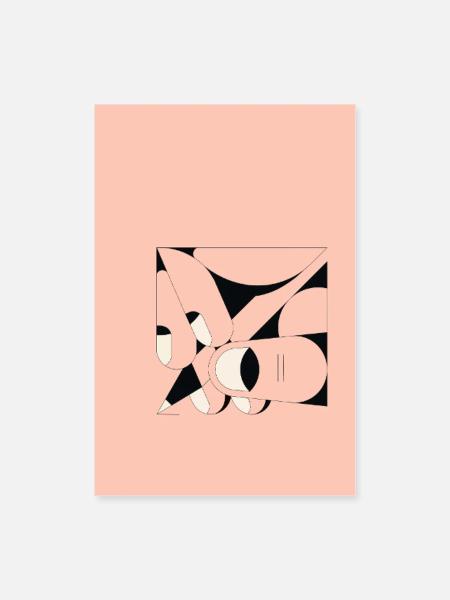 Der Stift - Poster 60x90 cm - Weiß