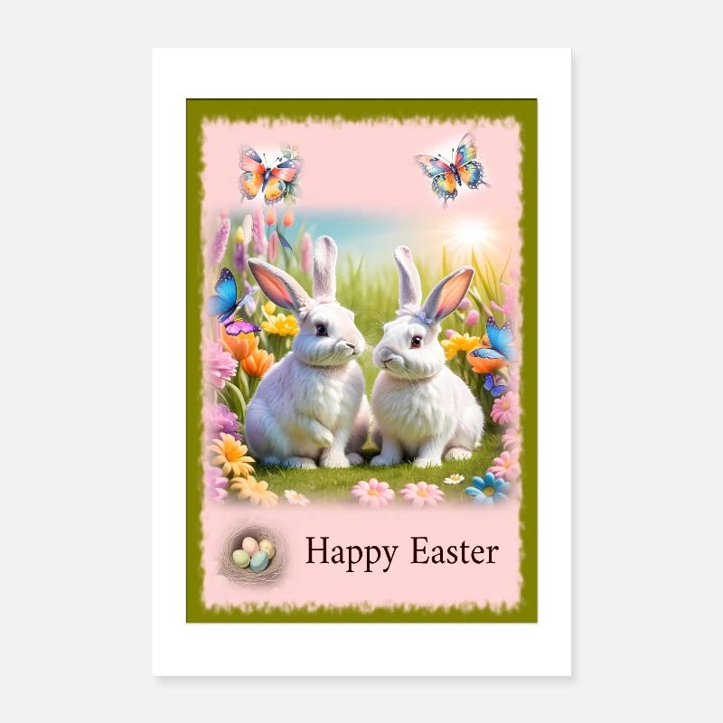 Auguri di Pasqua Poster 60x90 cm
