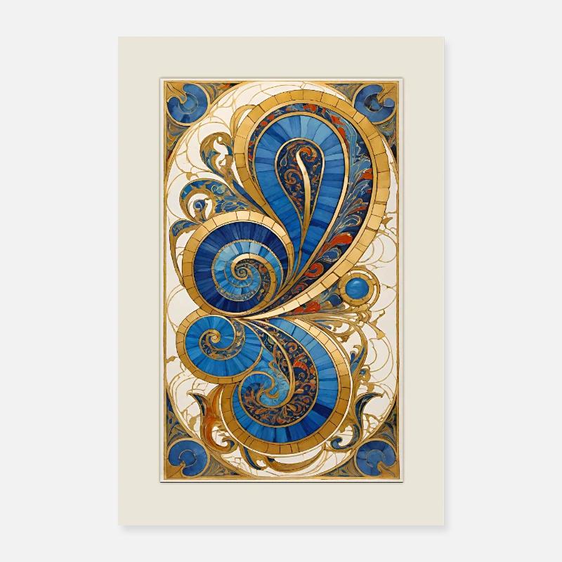 Paisley 1 Poster 60 x 90 cm
