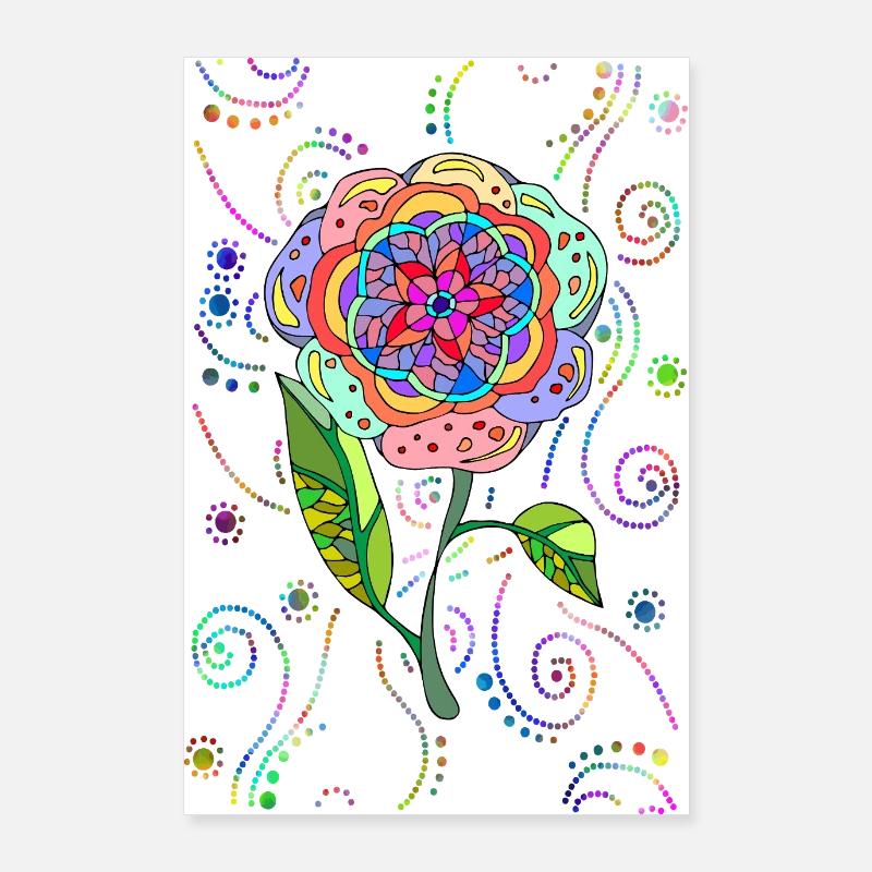 Fleur Poster 60 x 90 cm