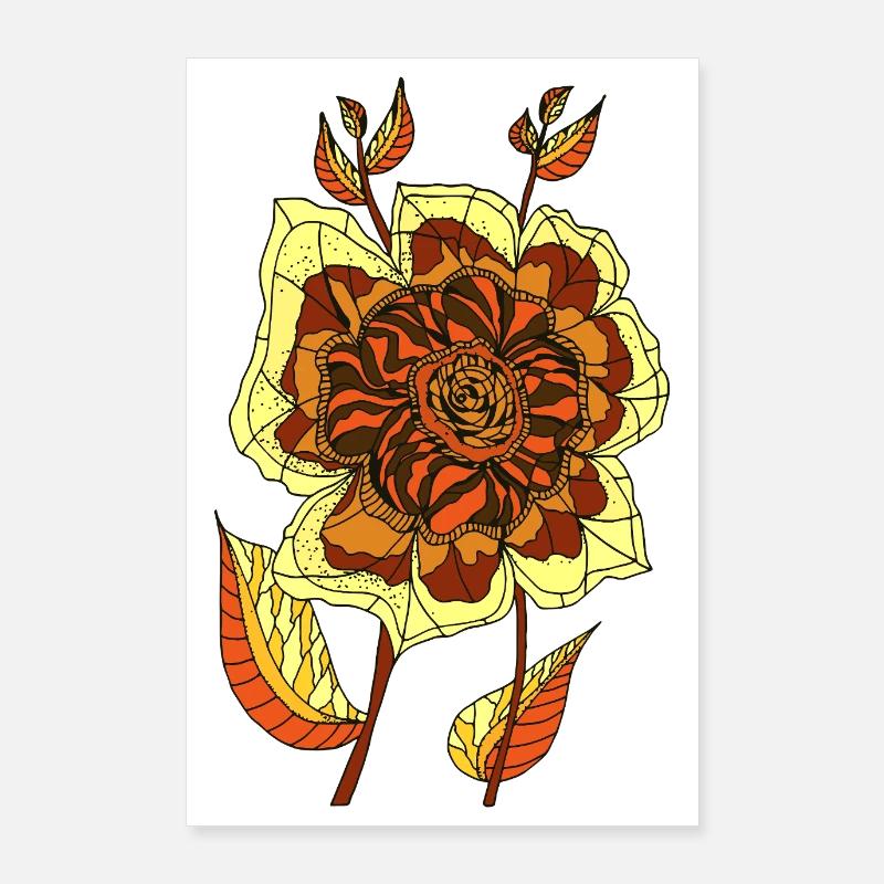 Blume Poster 60x90 cm