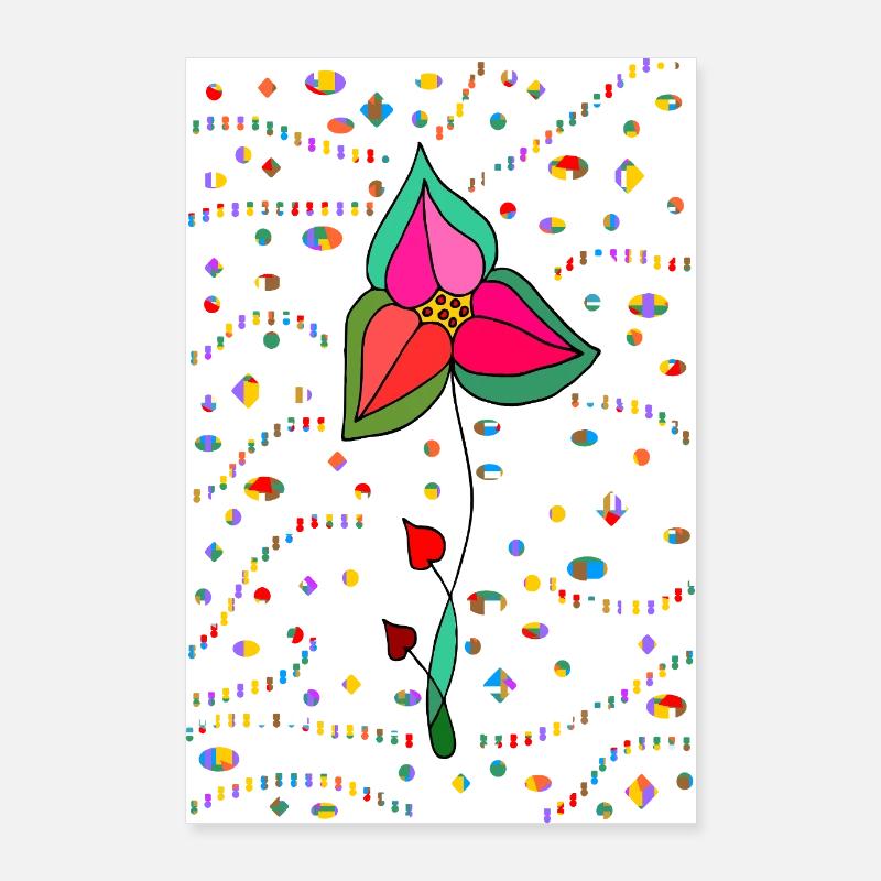 Fleur Poster 60 x 90 cm