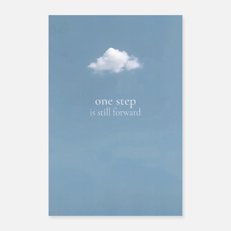 One step remains Forward Poster 24" x 35" (60x90 cm)