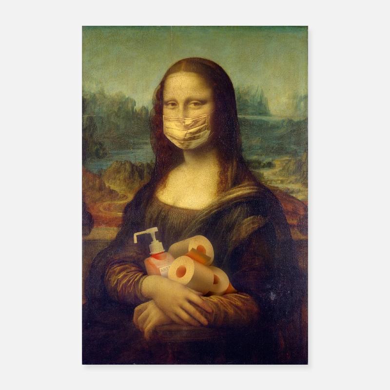 MonaLisa virus Poster 24" x 35" (60x90 cm)
