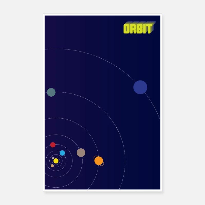 Orbit Poster Poster 24" x 35" (60x90 cm)