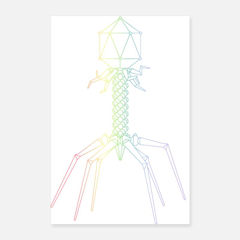 Phages Poster 24" x 35" (60x90 cm)