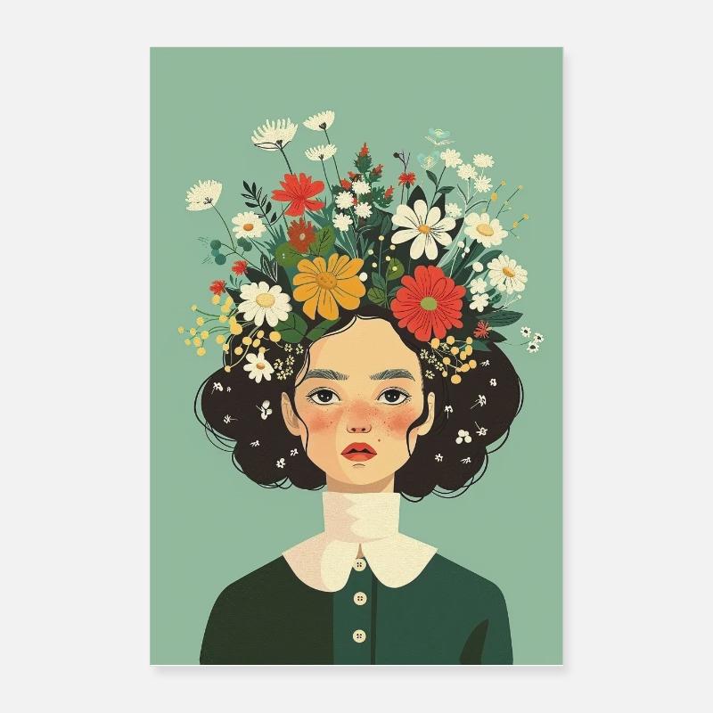 Bad Hair Day? Ansichtssache! | AI generated Poster 60x90 cm