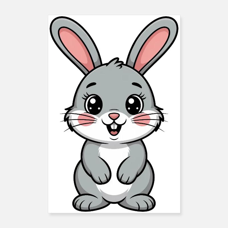 Hase Poster 60x90 cm